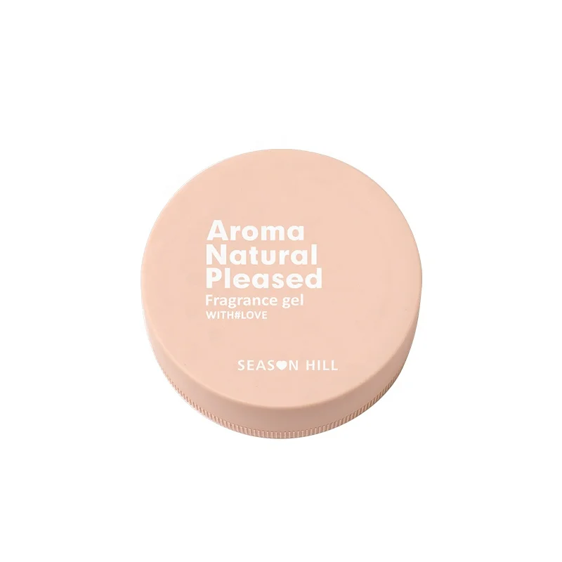 SEASON HILL Paste Car air freshener Round Solid perfume for car Fragrance gel Custom Logo and scent Alcohol-free Aroma gel