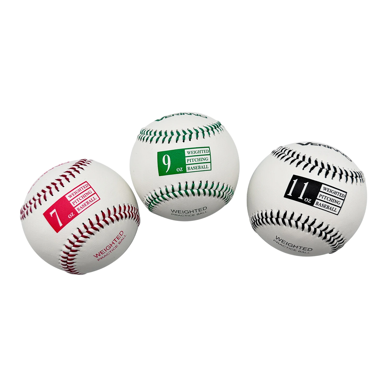 New Arrival 9inch  Practice 3OZ-14OZ Customized Heavy Weighted Leather Training Baseball Balls