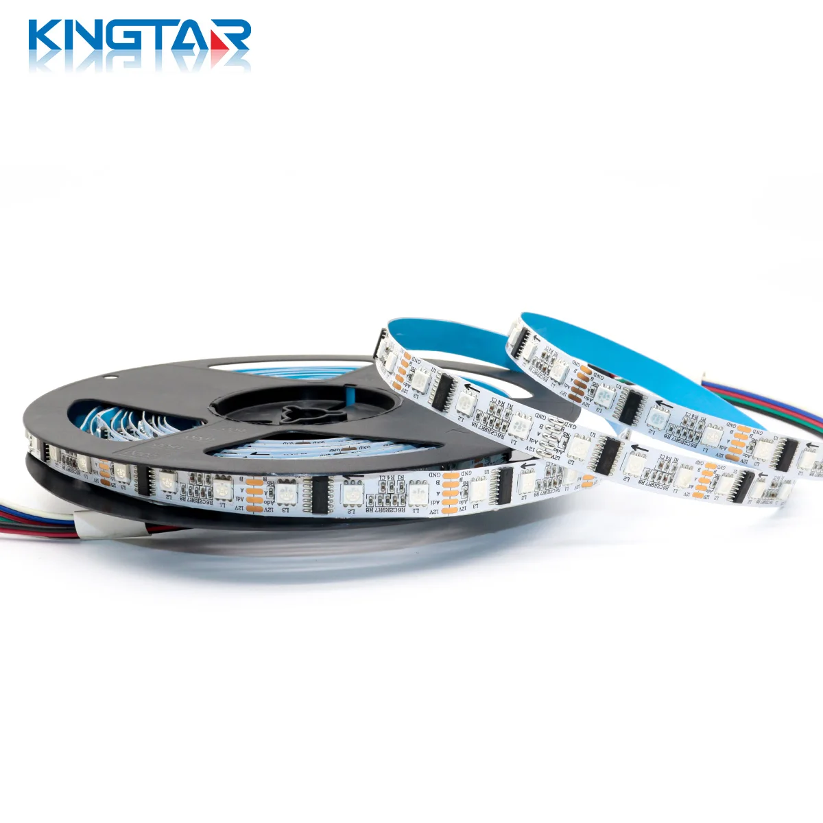 UCS512 RGB LED Strip IP67 Copper Body 12V Input Bluetooth Remote Control Switch Smart Strip Light For Decorations