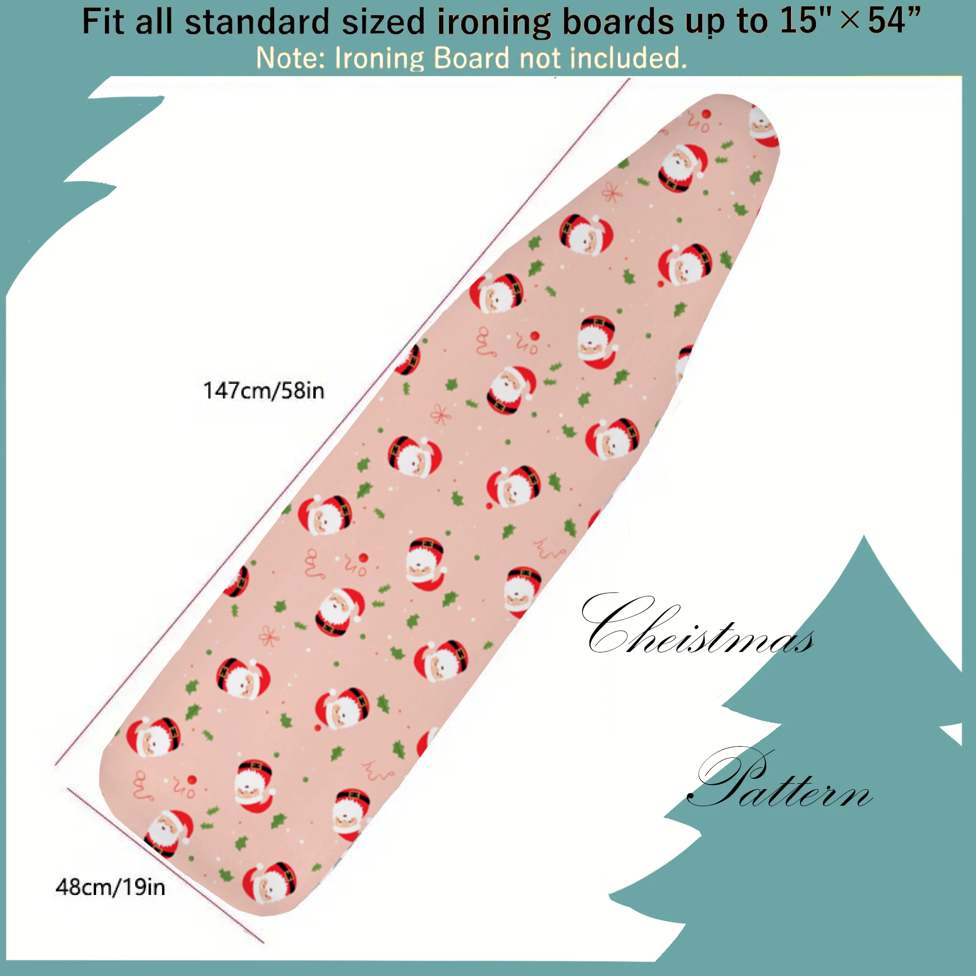 Hot selling Custom Heat-Resistant Cotton Fabric Ironing Board Cover for Hotel and Household