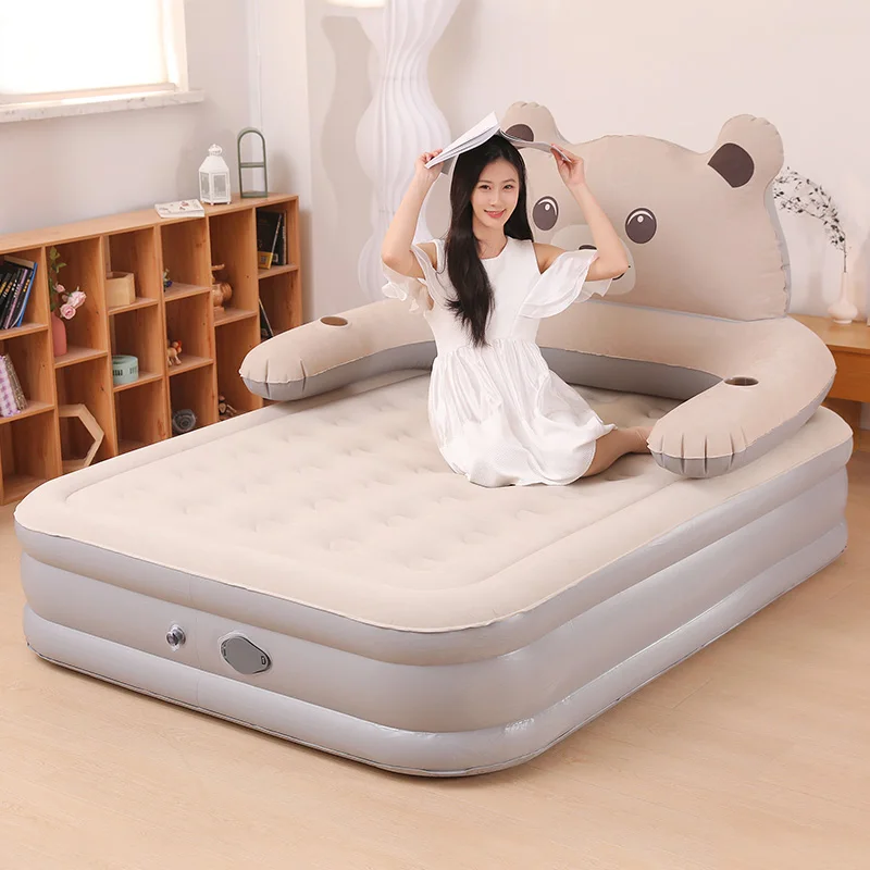 HOT SALE Inflatable mattress for children Comfortable Eco-Friendly Flocked Fabric with inflatable support and high load capacity