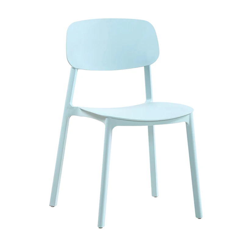 modern new elegant italian design color polypropylene metal small plastic chair without arms