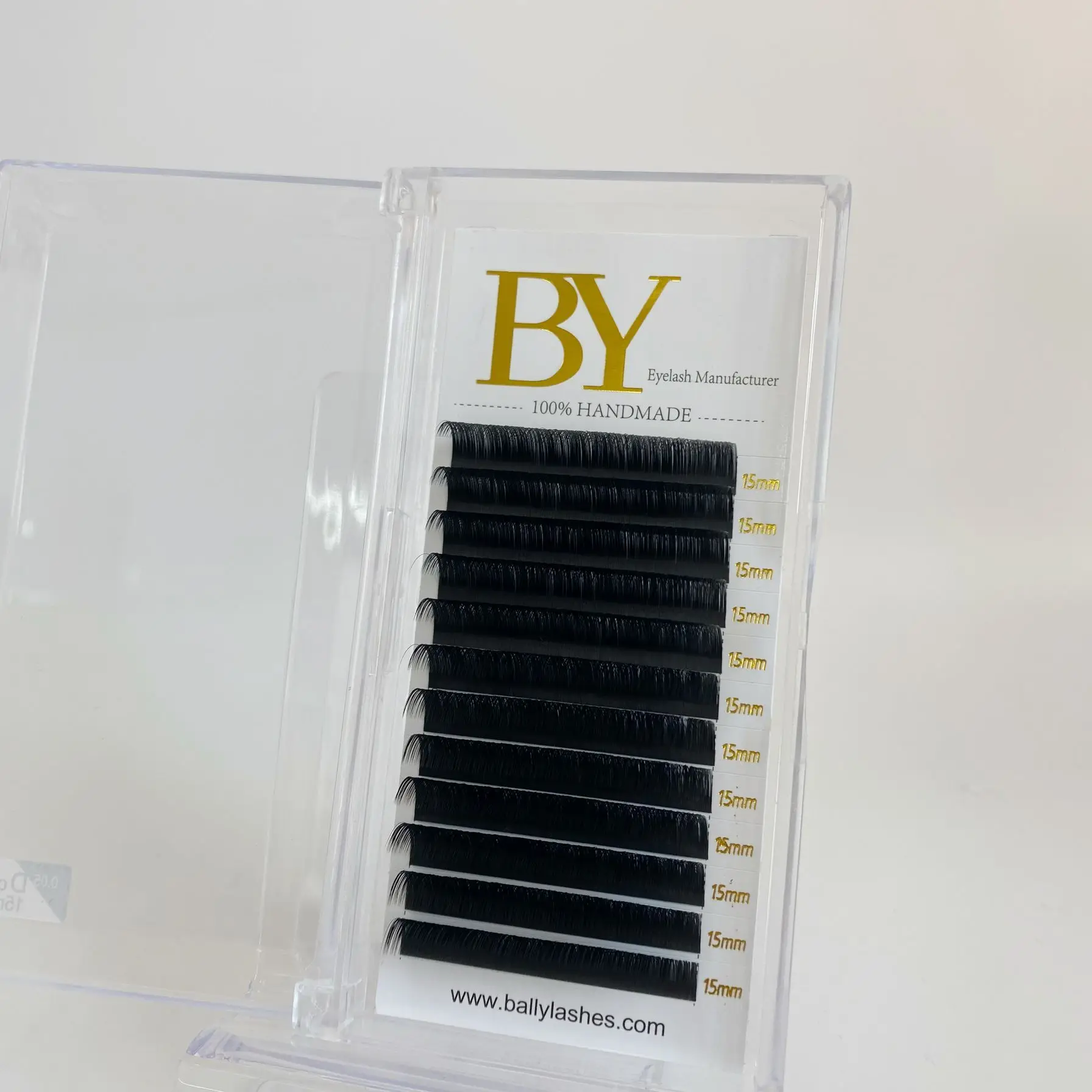 Matte black mega volume C D CC L M 0.05 0.03 volume eyelash extension lash trays individual eyelash extensions mink Korean PBT