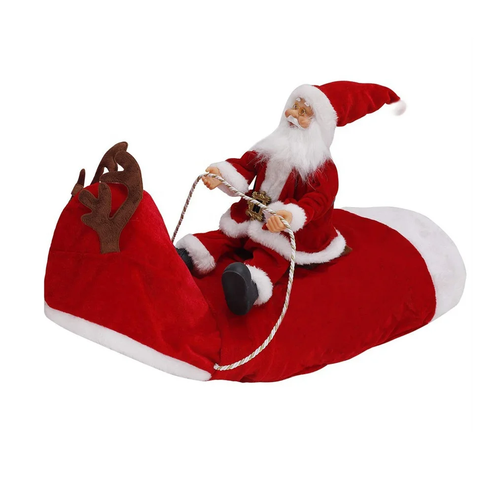 
pet dog holiday Christmas funny cute Santa Claus rider clothing clothes costumes for small large dog 