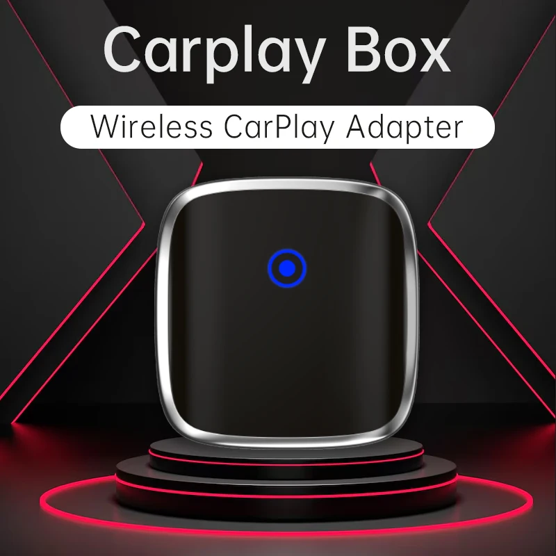 Мини-АИ-бокс Carplay Android автомобильный беспроводной адаптер Plug & Play проводной к USB-ключ