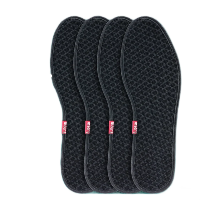 Light Weight Mesh Non-slip Soft Comfortable Shoe Pad Breathable Odour Absorb Bamboo charcoal Anti Sweat Shoe Insoles