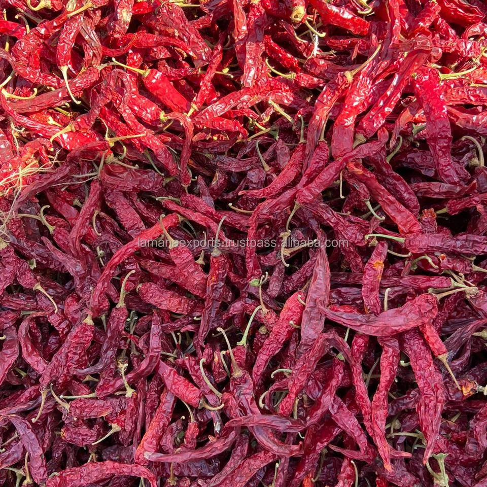 
Guntur Bright Dry Red Chilli Byadgi with Stem India Chilli Deluxe Quality 