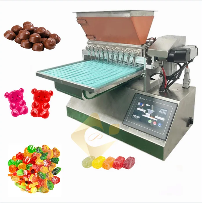 Chocolate Factory Machine For Sale Small Gummy Depositor Machine Hard Candy Making Machine