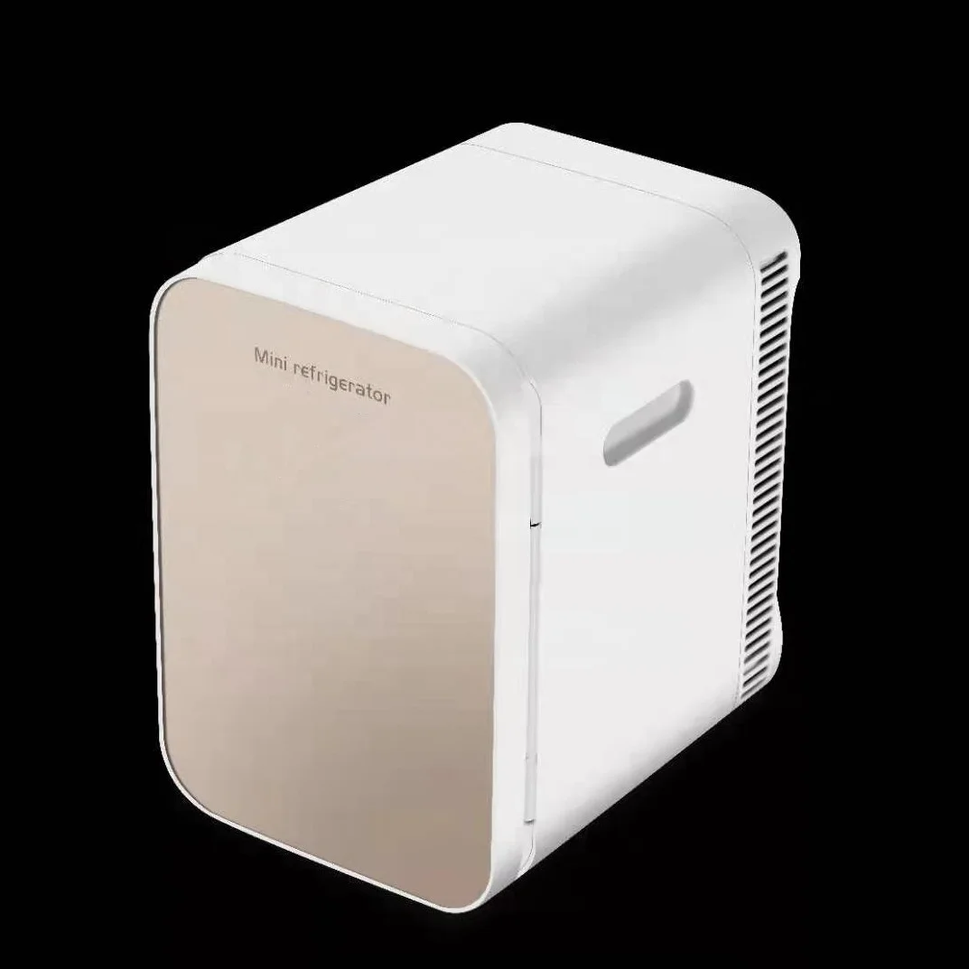 11L Glass Marble Door Car Use and Home Use Mini Fridge locking mini fridge