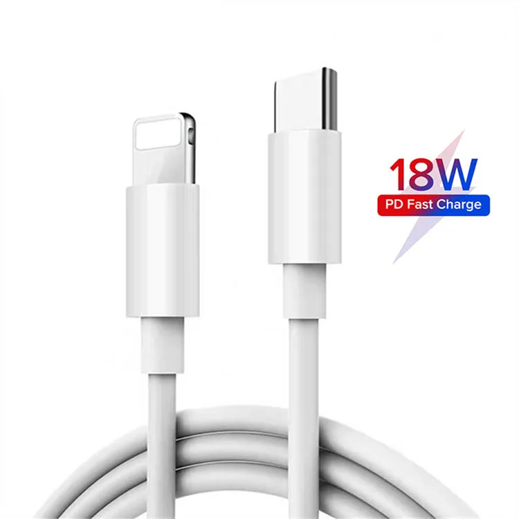 
18W PD Type C to Lighting Fast Charging Cable for iPhone 11 pro max Quick Charging Data cable 