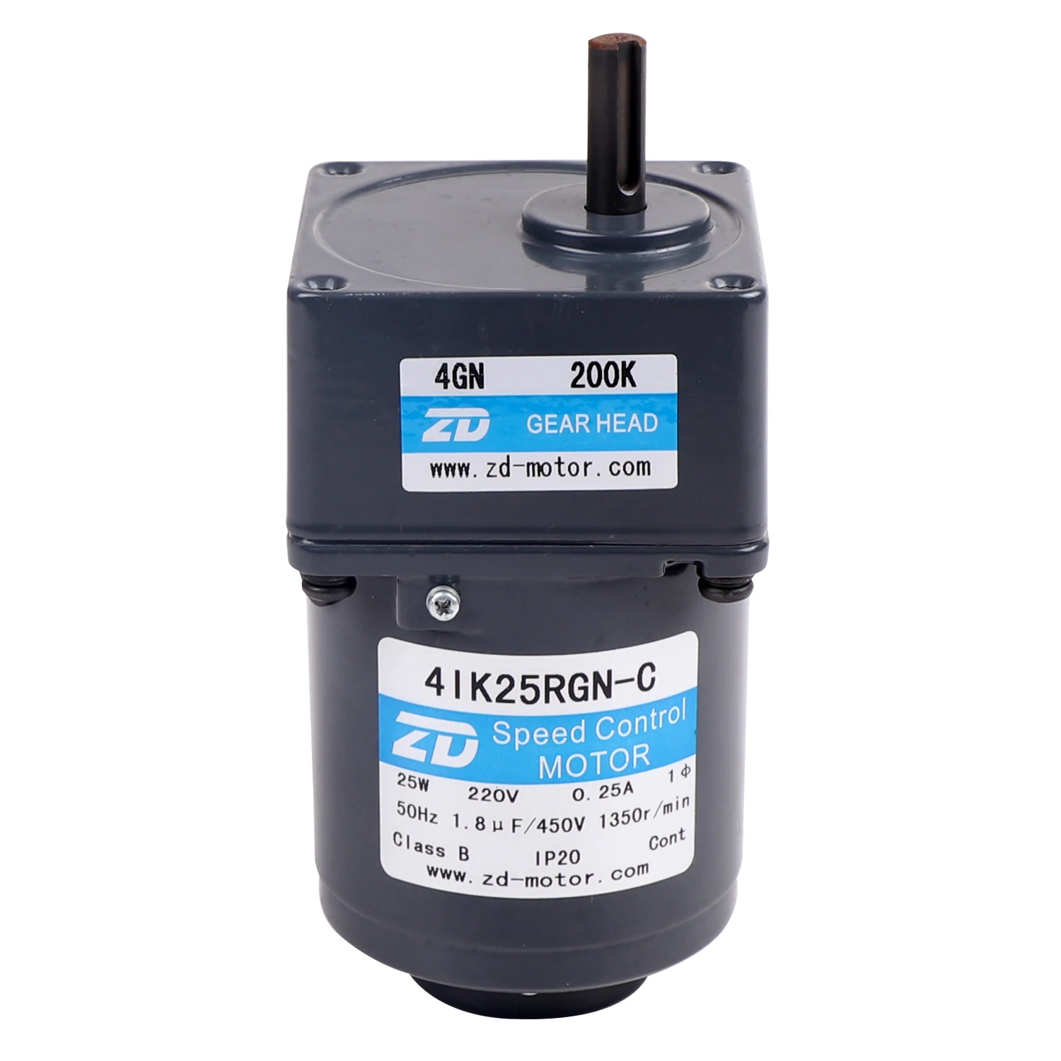 ZD 80mm Flange 25 watt 4IK25GN-C AC Reversible Speed Control Gear Motor