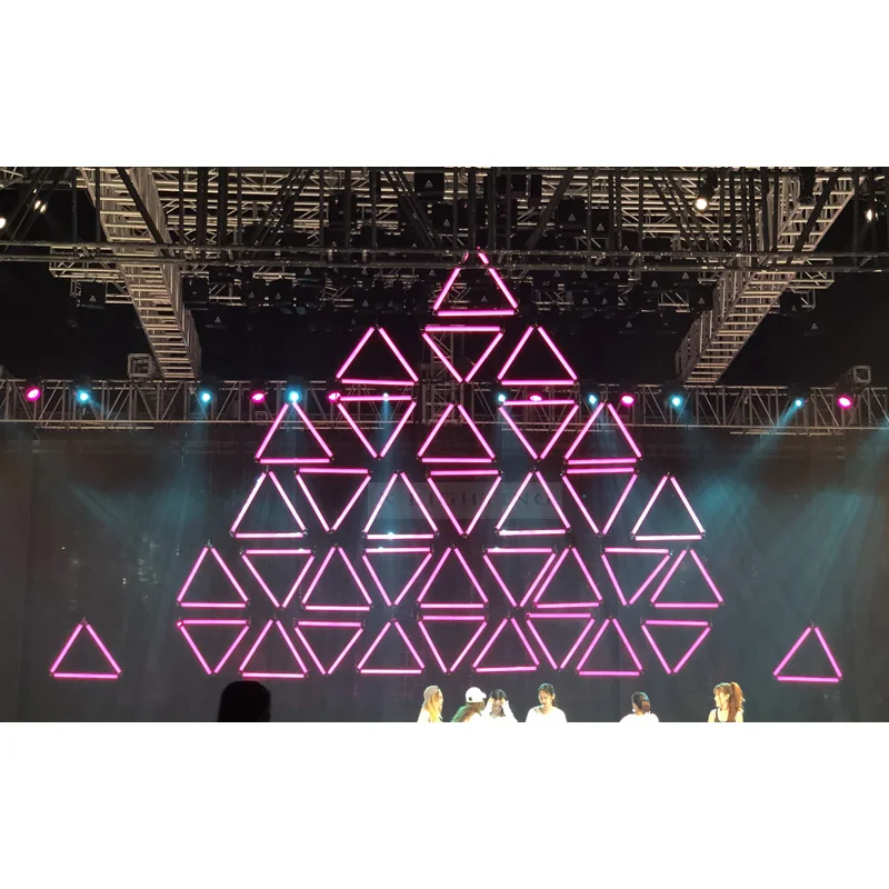 Full Color Dmx512 Led Lift Rgb 360 Degree Pixel Dj Light for Stage Event Entertainment