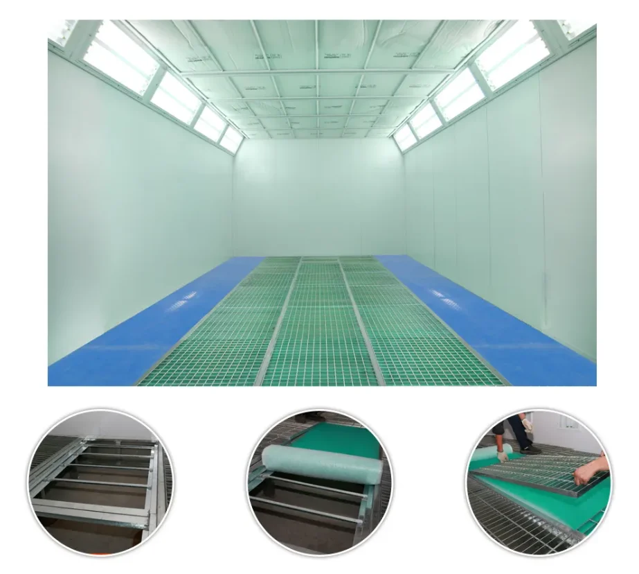 Industrial Spray Booth Filter For Car Painting Room