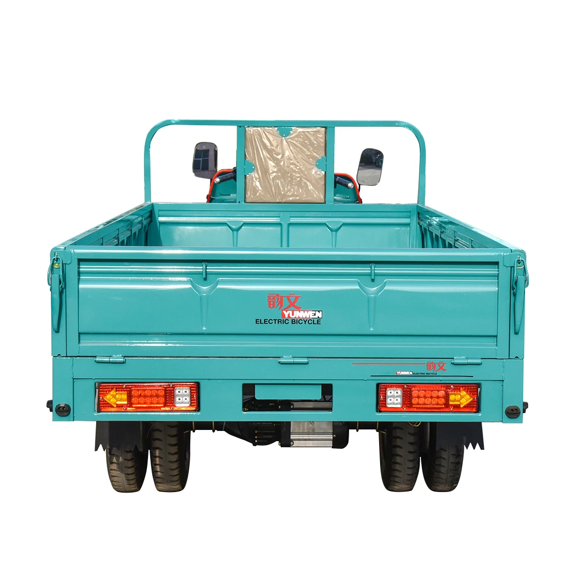 Five Wheel Trike Electric Powered Motorized 4kw load 2 ton For Farm Electric Truck Cargo Tricycle