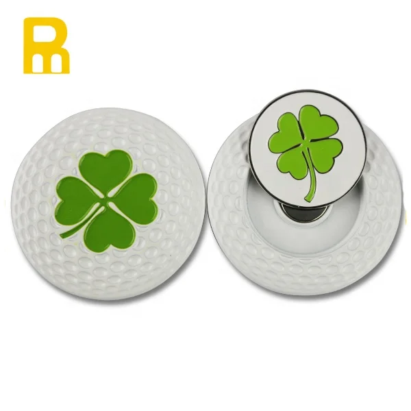 Cheap Custom Golf Poker Chip Removable Ball Marker Accessories Magnetic Golf Poker Chips