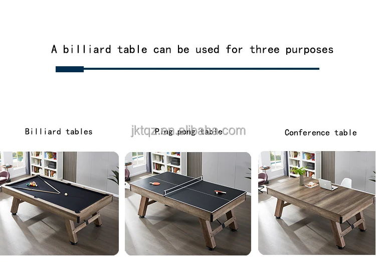 Custom Options French Nine Ball Game Snooker Pool Billiard Table For Sale