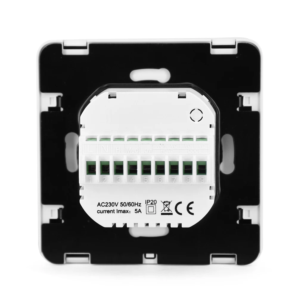 24V Tuya Wifi  Heat Cool LCD Programmable AC Smart Home Thermostat For Air Conditioner