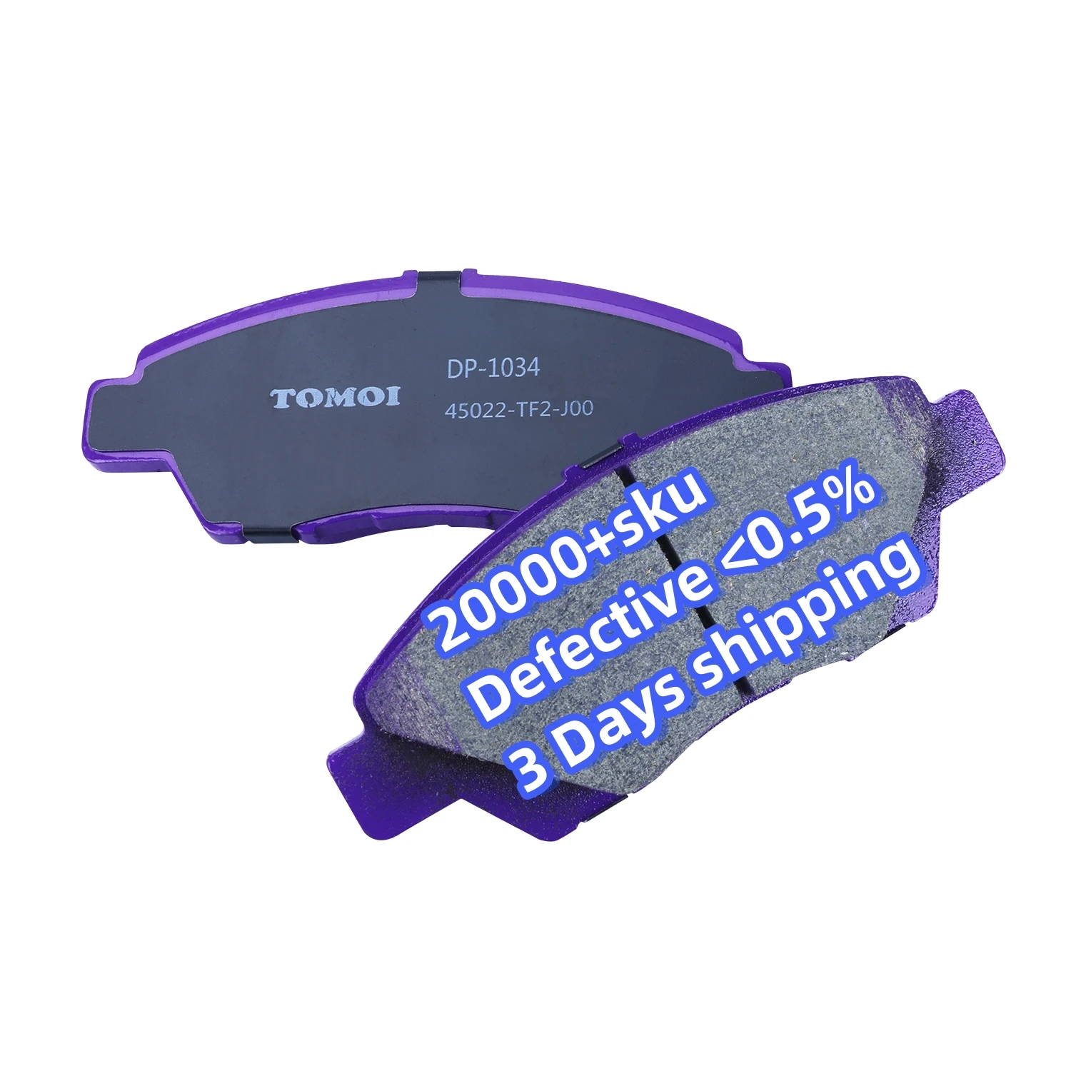 TOMOI DP-1034 Smart Custom Cheap Wholesale Price Four  Front Best Brake Pad Kit Brand for Honda Insight Jazz Fit