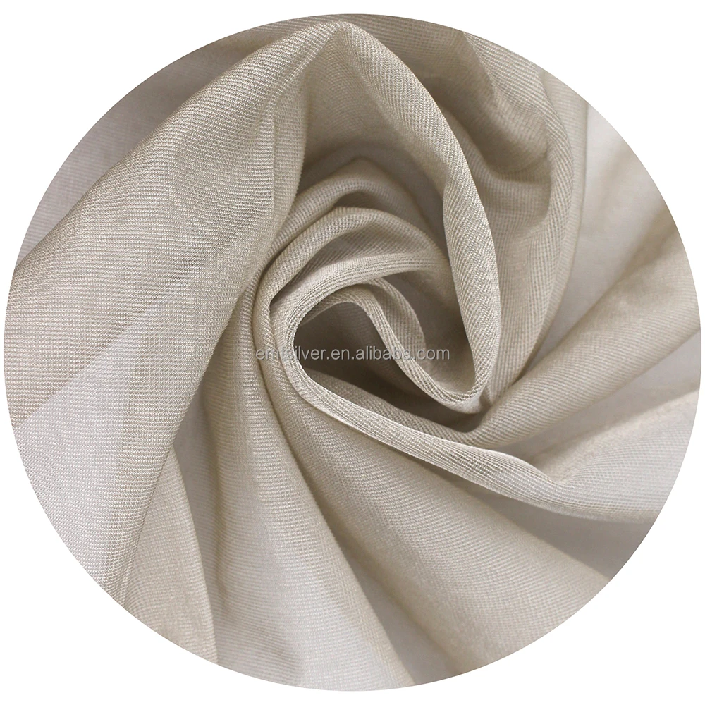 Блок EMF 5G WIFI блокирующая ткань 100% Серебряное волокно Ткань для защиты от