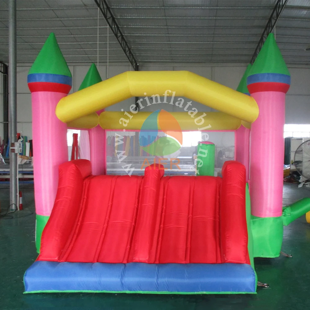 Manufacturer Oxford Inflatable Slide Bouncing Castle Inflatable Trampoline Bouncer Inflatable Jumping Bouncer For Sale