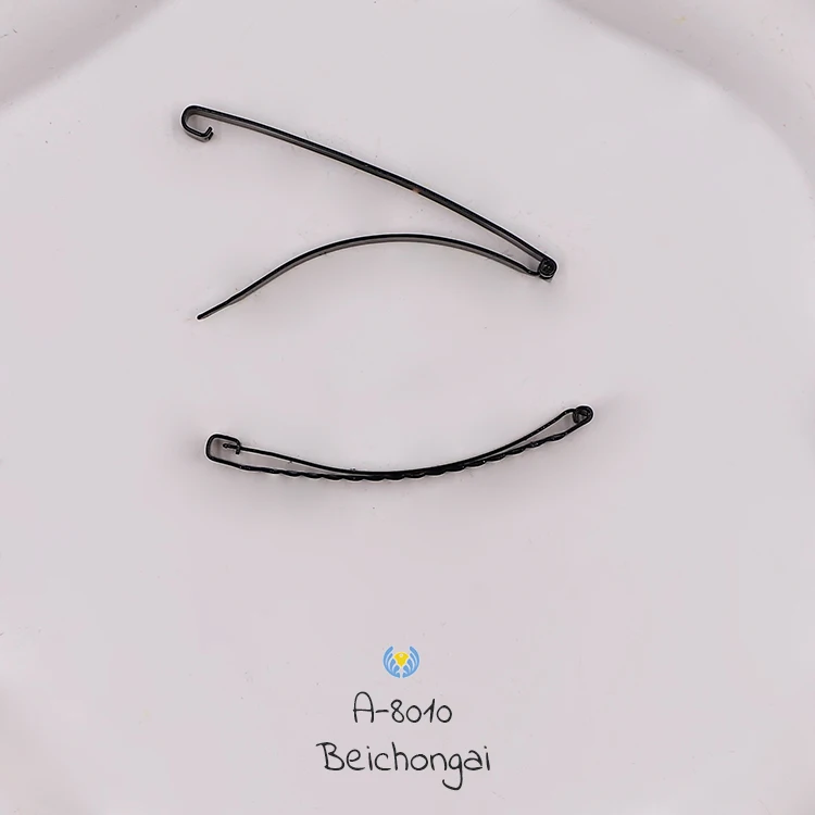 Wholesale High Quality Black Hair Barrettes Bobby Pins Clips For Nurse DIY Hair Accessories