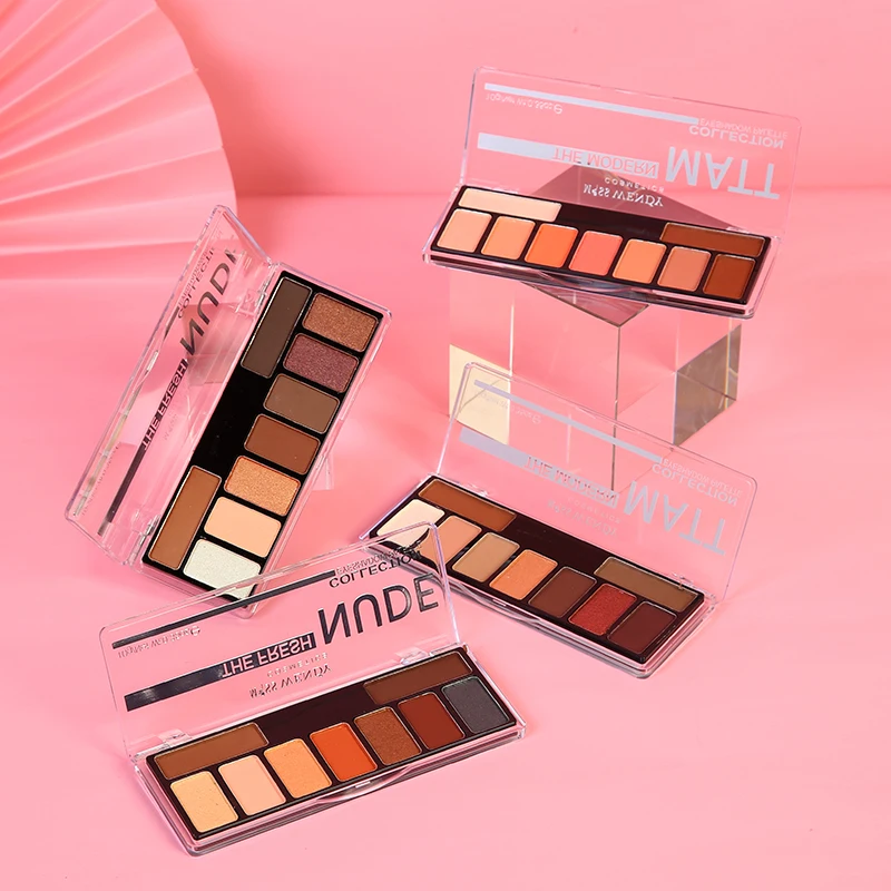 Spot Earth Color Matte Eyeshadow Palette 9 Color Eyebrow Powder Eyeshadow Comprehensive Palette Rose Bean Sand Eyeshadow Palette