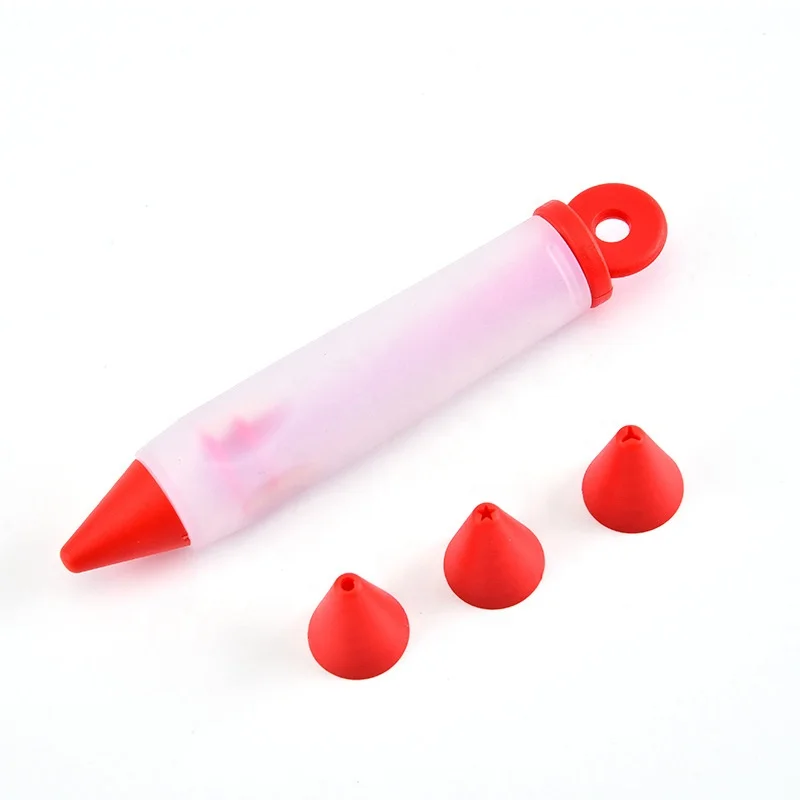 Cake decoration tool silicone food writing pen biscuit cake decoration pen