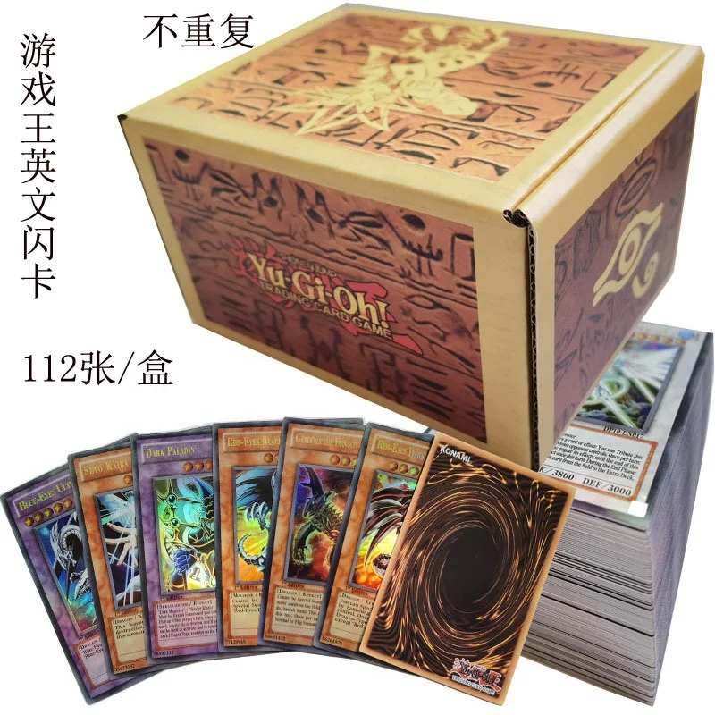 SM японское аниме оптом Yu-Gi-Oh английская карта полная флеш-карта 112 оптовая продажа детская игра king YuGiOh