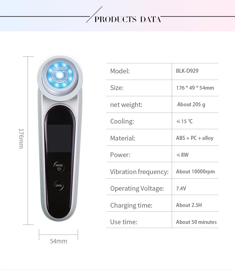 2023 new UPDATED RF Radio Frequency Facial Device  - Portable Handheld RF Machine for Face v face lifting massager