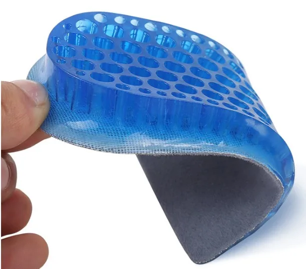 Hot Selling Gel 2 Layers 3.8cm Removable Shock Absorption Unisex Invisible Height Increase  TPR Heel Cushion Pad Insole