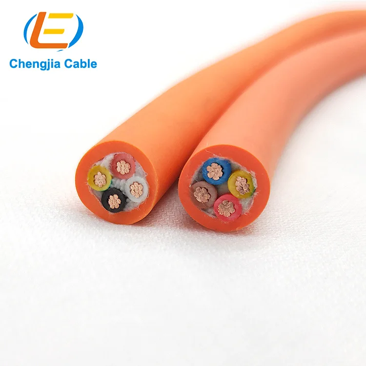 For Drag Chain System Control And Power Cable Water Resistance Pvc Cable Tracking