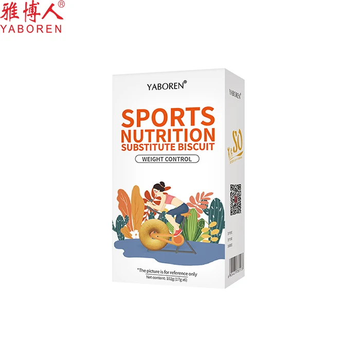 
OEM Green Health Meal Replacement Loss Cookies Weight Slimming Biscuit 