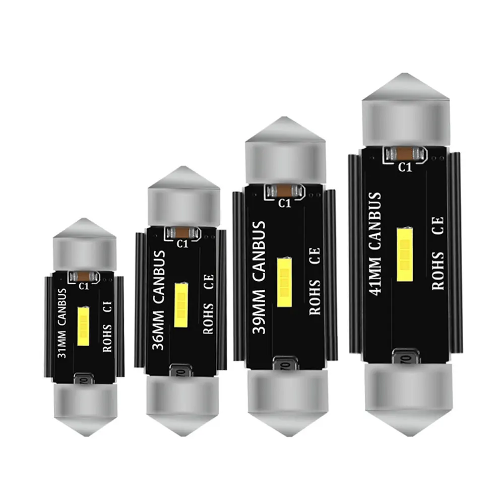 CSP 1860 Canbus Festoon c5w C10W Led Bulb 31mm 36mm 39mm 41mm Car Licence Plate Interior Reading Doom Lights 12V 24V non-polar