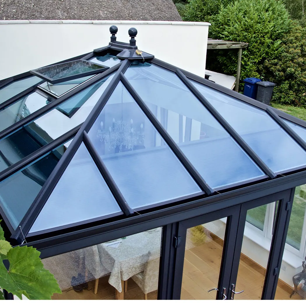 China factory customized sun room outdoor glass room for garden glass house