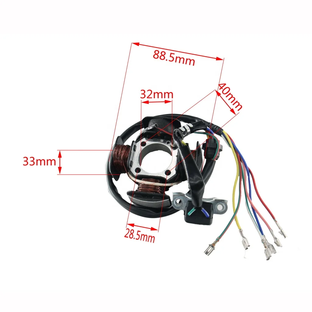 Hot Sale Magneto stator  for CG125 engine OHV kick start