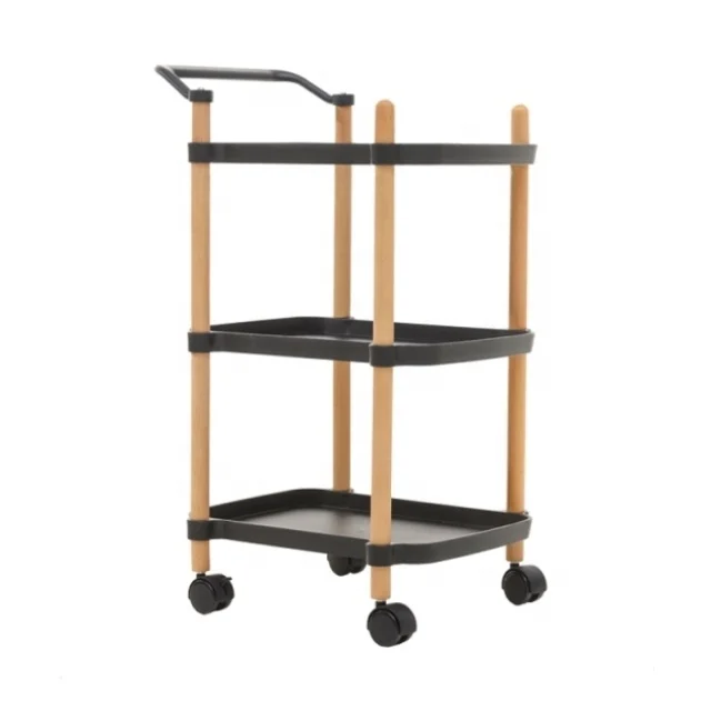 Hotel Restaurant Kitchen Uesd Plastic Handy Sevice Cart