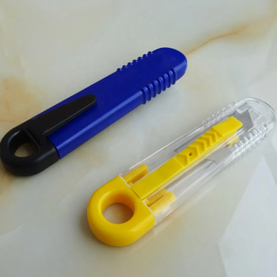 
Made in China mini plastic safety box cutter knife 