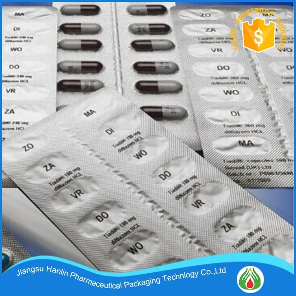 Custom 20 Micron Printable Aluminum Foil Roll For Pharmaceutical Grade blister foil Packaging