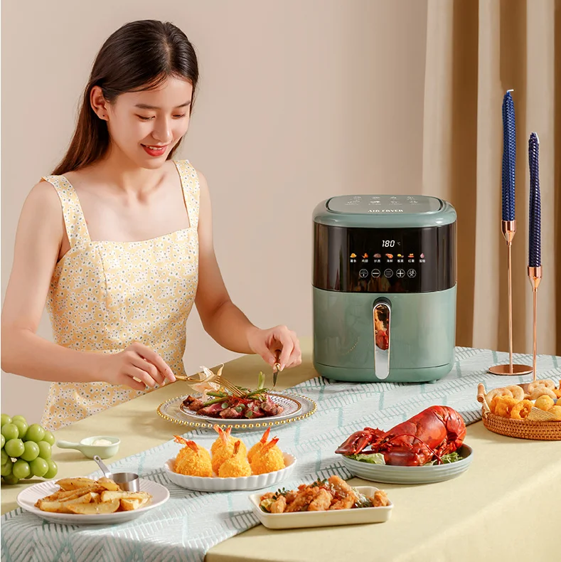 Oil free Electric home appliances big  capacity smart air fryer