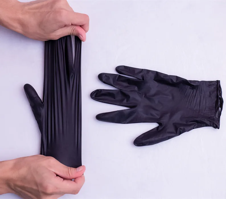 Nitrile Gloves Xs Production Line Prices Powder Medical In White