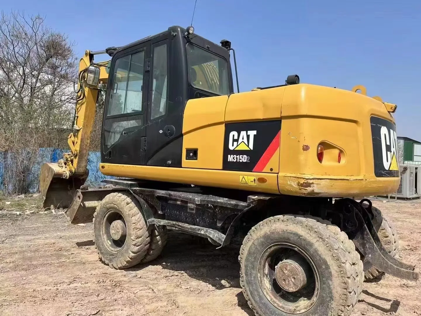 Secondhand caterpillar cat M315d wheel loader  Factory supply excavator 4 tires digger High power construction machinery