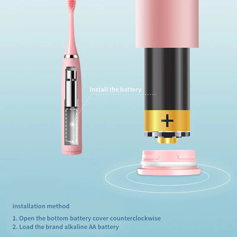 Free Shipping Factory Wholesale Travel Sonic Toothbrush Soft Bristle Adult Cheap Electric Toothbrush