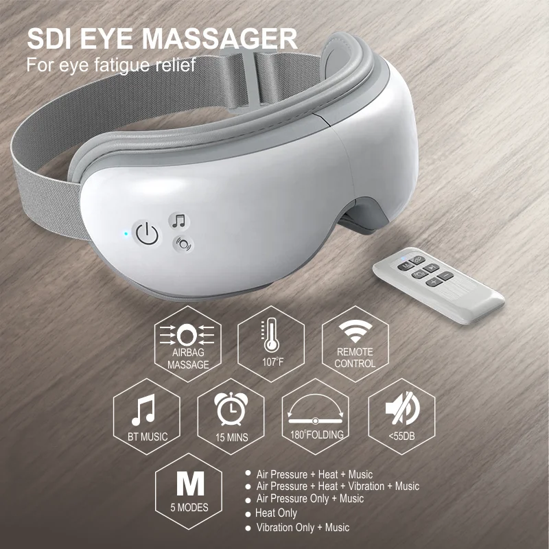 RENPHO  Eye Care Massage with four models help sleep cure headache  relax  eye massager accept customization