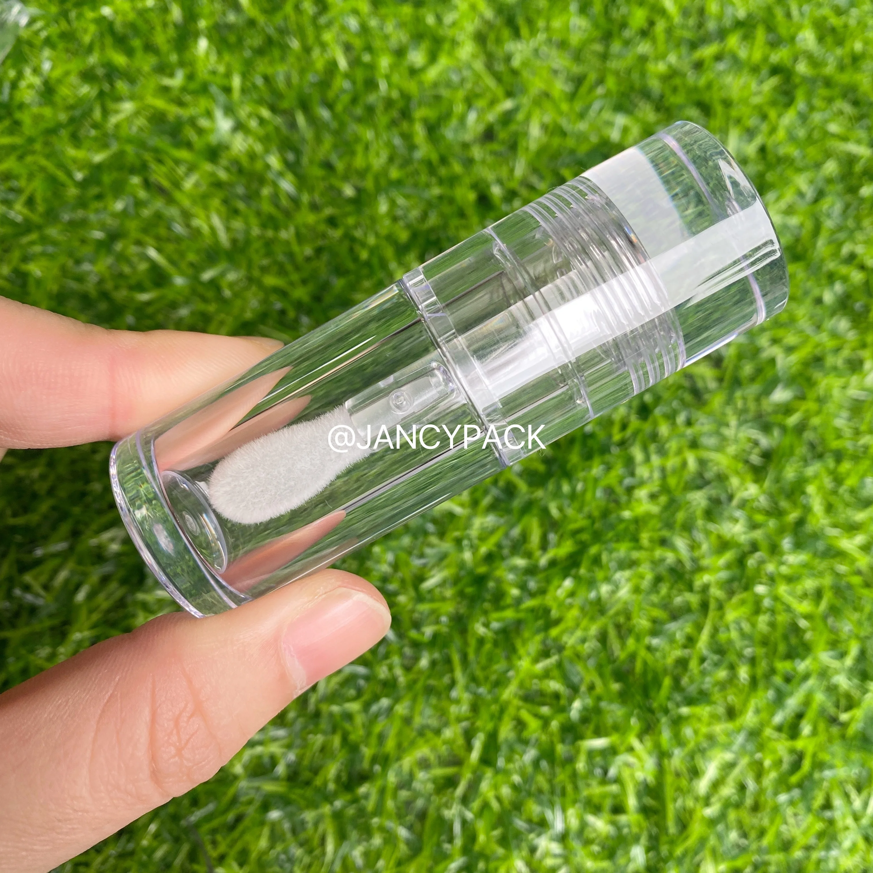 Plastic Lipgloss Container Transparent 5.5ml Liquid Lipstick Packaging For Cosmetic Full Clear Empty Custom Lip Gloss Tube