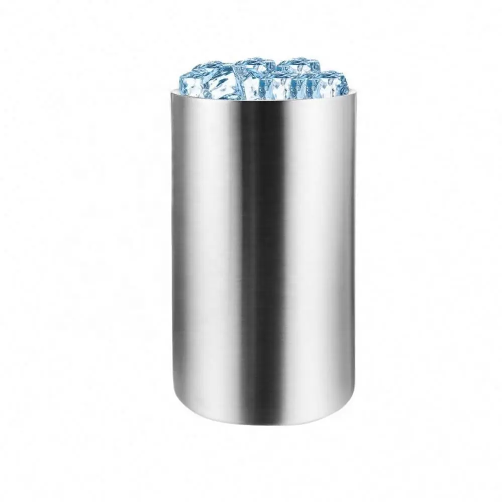 Summer Stainless Steel Double Wall Champagne Bottle ice cooler ice bucket wine cooler