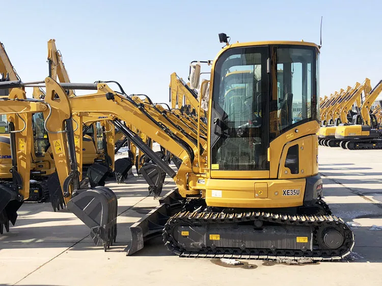 Oriemac Mini Excavator with Cabin/Canopy 3.5t Crawler Excavator XE35U with EPA