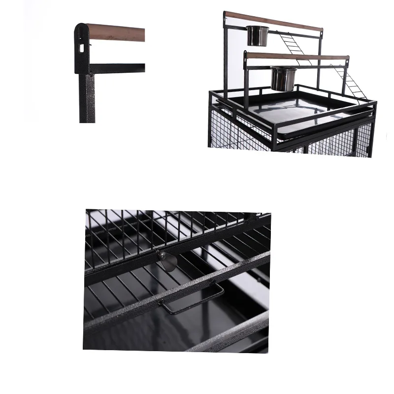 Wholesale  173cm Aviary Canary Outdoor Big Large Fancy Flight Breeding Parrot Bird Cage With Galvanized Wire