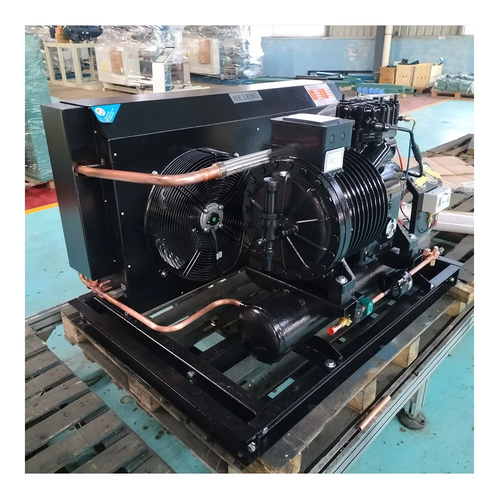 R404a R134a R507a Refrigerant Industrial Refrigeration Condensing Units Cooling Equipment For Blast Freezer Cold Room