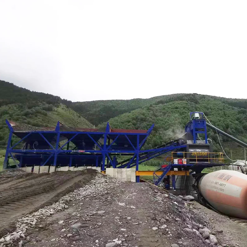 Construction Machinery Elba Buy Mini Mobile Concrete Batch Plant 60m3 Mobile Concrete Batching Plant Price