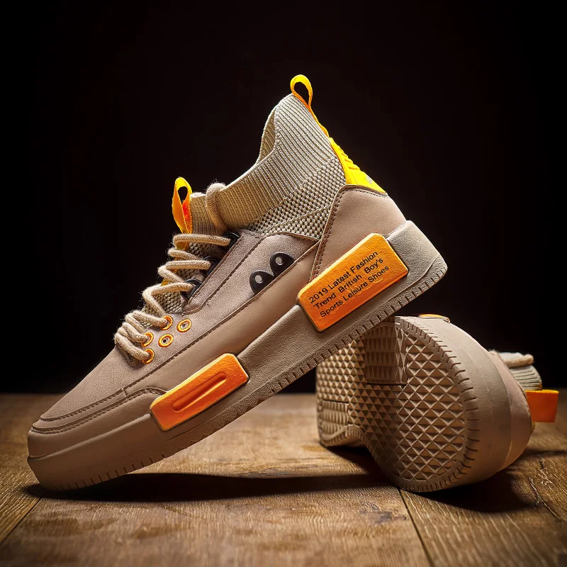 
Sport Shoes Men's Sneakers Net Celebrity White Shoes New Autumn Korean Trend All-match Sports Casual Men's Shoes 